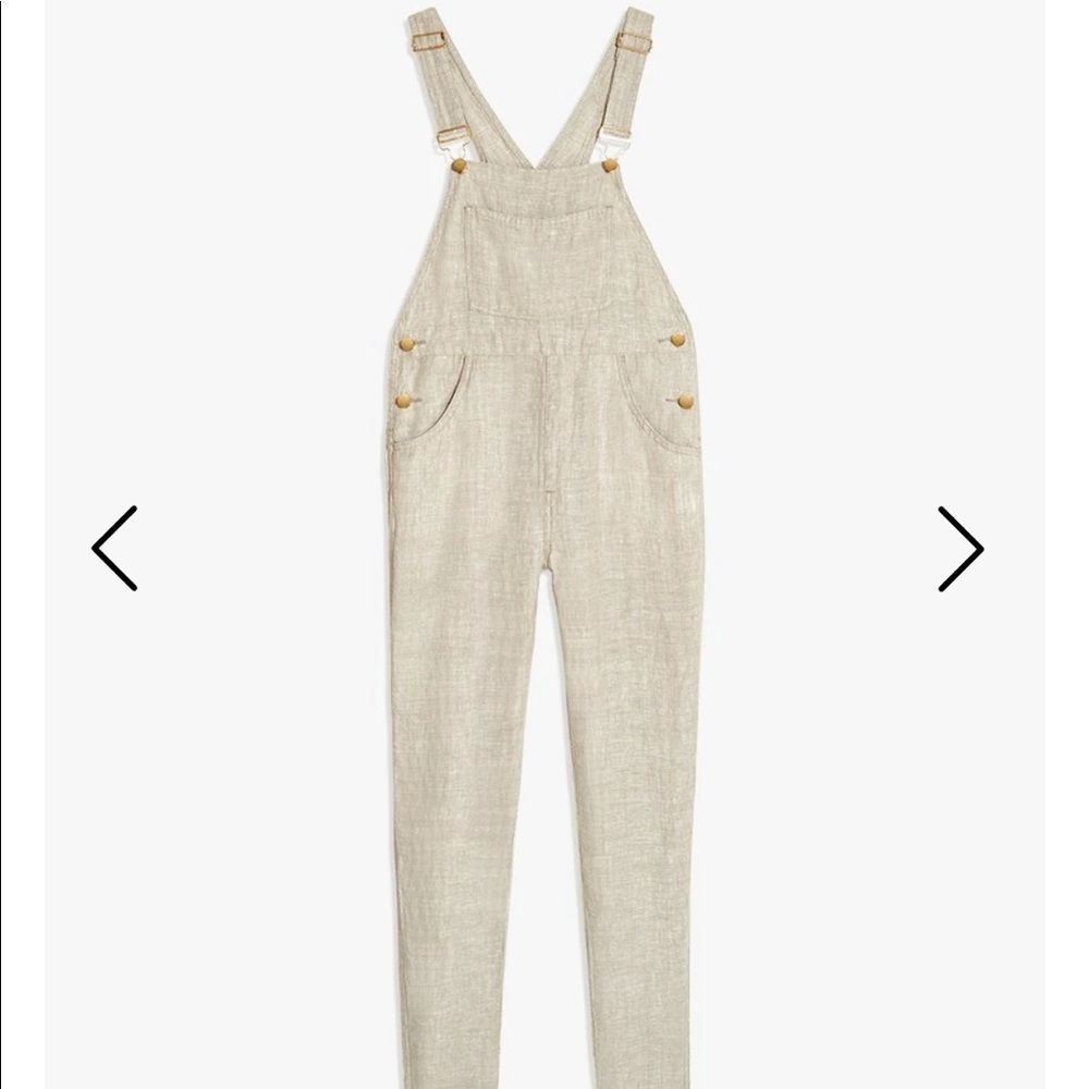 WeWoreWhat Linen Overalls